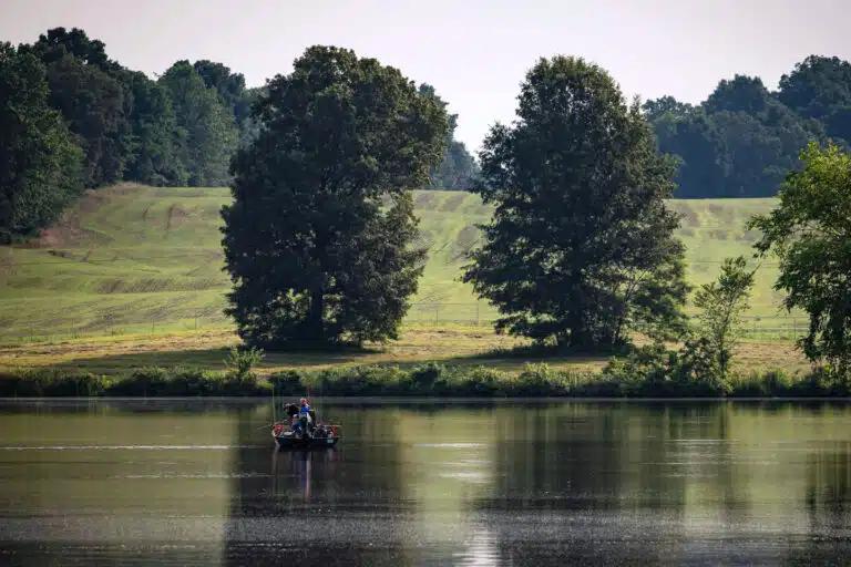 Fishing at Canaan Ridge Park in Webster County, Ky.